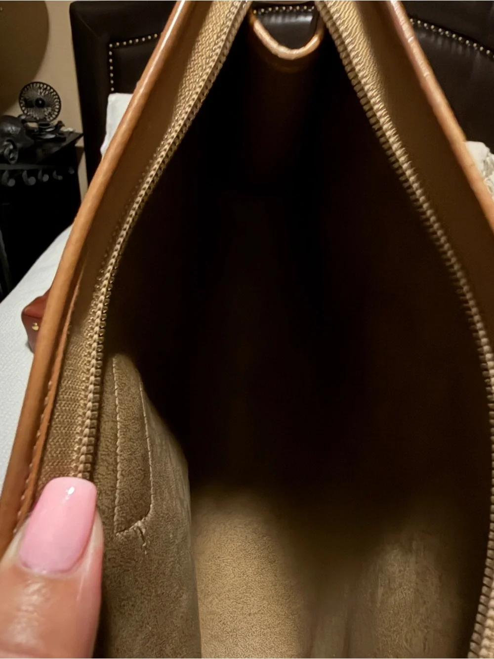 Dior Beige and Brown Monogram Canvas Clutch